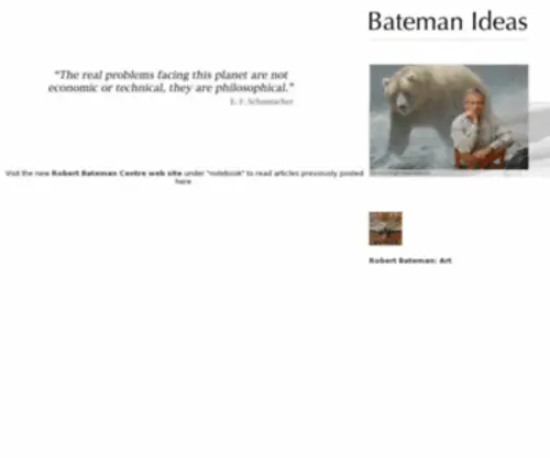 Batemanideas.com(Bateman Ideas Home) Screenshot