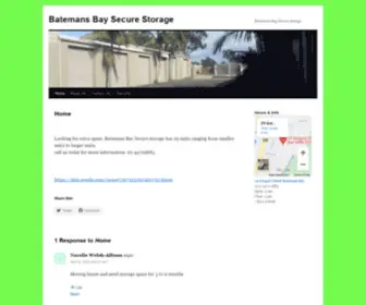 Batemansbaysecurestorage.com(Batemans Bay Secure Storage) Screenshot
