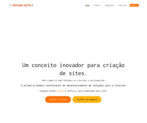 Batepronto.com.br(Presença Instantânea na Web) Screenshot