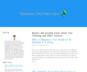 Bateriasdelmercosur.com(Bizarre and Exciting Facts About Tree Trimming and Other Services) Screenshot