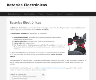 Bateriaselectronicas.pro(Baterías) Screenshot