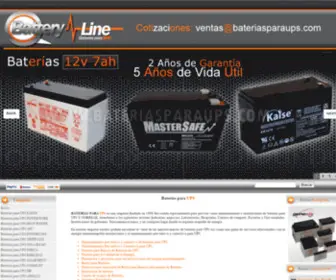 Bateriasparaups.com(BATERIAS PARA UPS) Screenshot