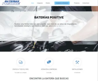 Bateriaspositive.com.ar(Baterias Positive) Screenshot