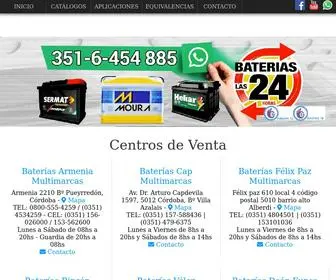 Bateriasvelezsarsfieldmultimarcas.com.ar(Baterías Velez Sarsfield Multimarcas) Screenshot