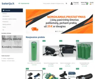 Baterija.lt(Baterijos ir elektroniniai prietaisai) Screenshot