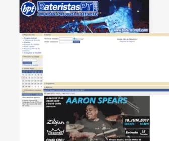 Bateristaspt.com(Percussão) Screenshot
