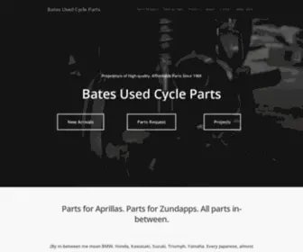 Batescycle.com(Proprietors of High) Screenshot