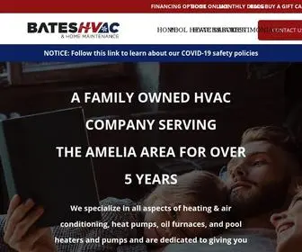 Bateshvac.com(Amelia's Trusted HVAC Service Company) Screenshot