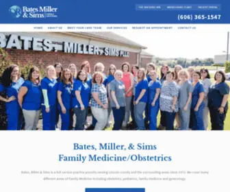 Batesmillersims.com(Bates) Screenshot