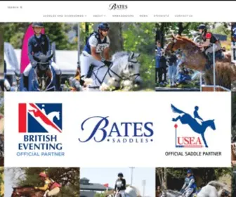 Batessaddles.com(Bates Saddles) Screenshot