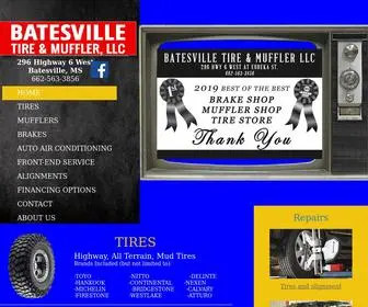 Batesvilletire.com(Batesville Tire & Muffler) Screenshot