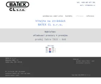 Batex.cz(BATEX CL) Screenshot