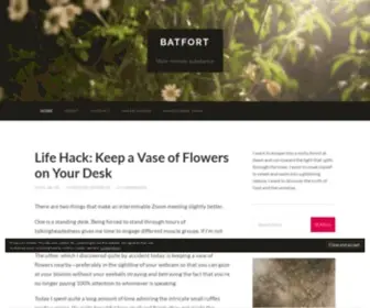 Batfort.com(Style reveals substance) Screenshot