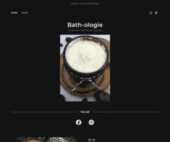 Bath-Ologie.com(All Natural Skin Care Products) Screenshot