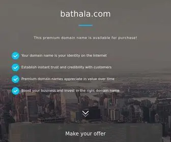 Bathala.com(Domain name is for sale) Screenshot