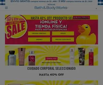 Bathandbodyworks.mx(Tienda en Línea) Screenshot