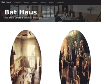 Bathaus.com(Bat Haus believes that creativity and productivity) Screenshot