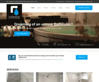 Bathbydesigner.com(Bathrooms by Design) Screenshot