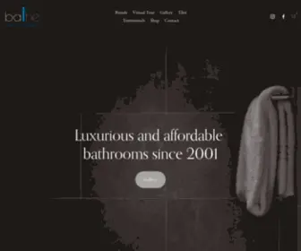 Bathebathrooms.com(Bathe Bathrooms) Screenshot