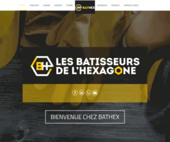 Bathex.fr(Distributeurs indépendants de matériel de BTP BATHEX) Screenshot