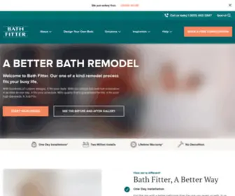 Bathfitternj.com(Mess-Free One-Day Bathroom Remodel) Screenshot