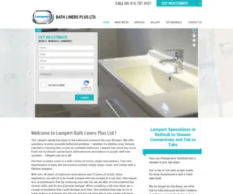 Bathliners.ca(Lampert Bath Liners Plus) Screenshot