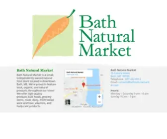 Bathnaturalmarket.com(Bath Natural Market) Screenshot