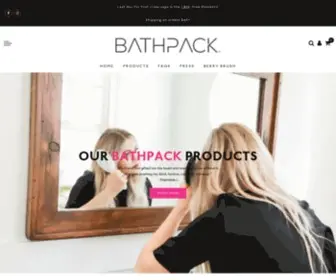 Bathpack.us(Worlds best detangling hair brush) Screenshot