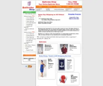 Bathrobeshop.com(Bathrobe Shop) Screenshot