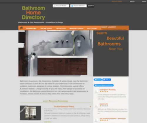 Bathroom-Home.co.uk(Bathroom & Tile Showrooms) Screenshot