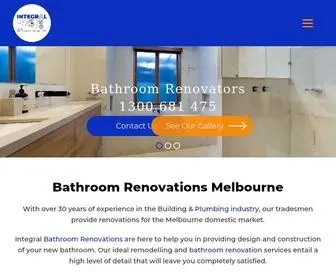 Bathroomcontractors.com.au(Integral Bathroom Renovations) Screenshot