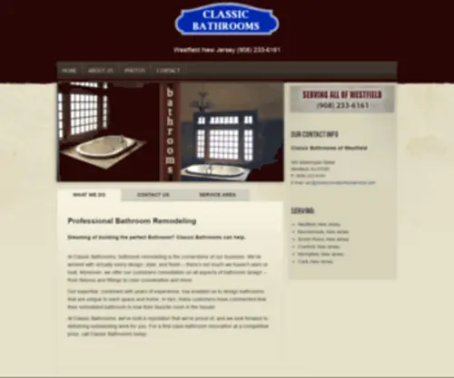 Bathroomcontractorswestfield.com(Bathroom Remodeling) Screenshot