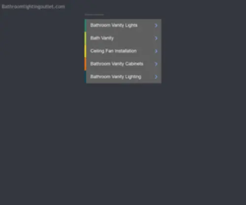 Bathroomlightingoutlet.com(Bathroom Lighting Fixtures) Screenshot
