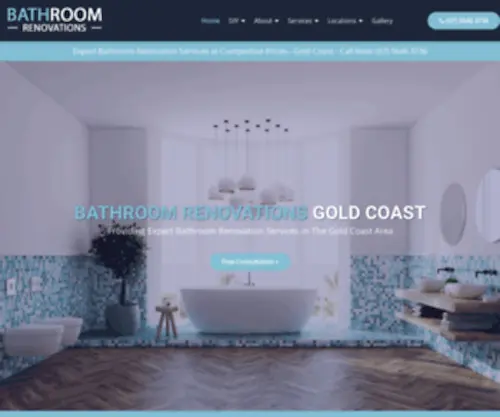 Bathroomrenogoldcoast.com(Bathroom Renovations Gold Coast ensuites) Screenshot