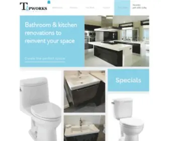 Bathroomscanada.com(Tapworks Kitchen & Bath) Screenshot