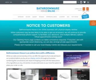 Bathroomwarehouse.com.au(The Blue Space) Screenshot