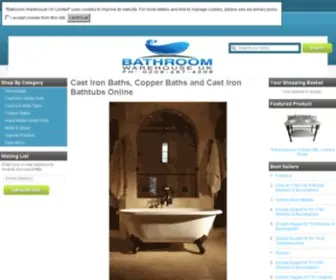 Bathroomwarehouseuk.com(Buy Cast Iron Bathtubs) Screenshot