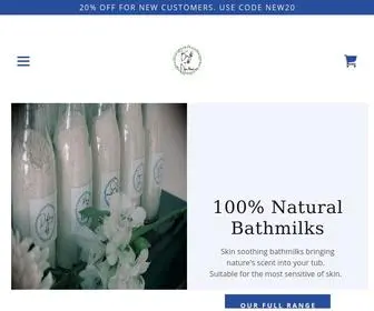 Bathwithnature.co.uk(Made from Scratch) Screenshot