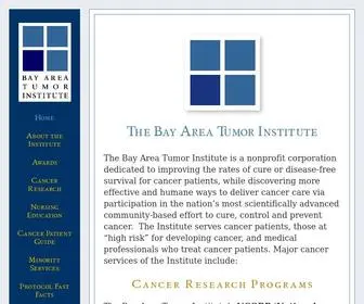 Bati.org(The Bay Area Tumor Institute (BATI)) Screenshot