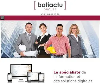 Batiactugroupe.com(Batiactu Groupe) Screenshot