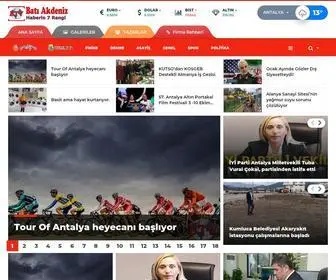 Batiakdeniztv.com(BATI AKDENiZ TV Son Dakika Haberler) Screenshot