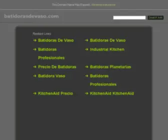 Batidorasdevaso.com(Batidora de vaso) Screenshot