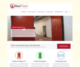 Batiflam.fr(Pour la sécurité des biens et des personnes) Screenshot