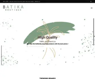 Batikaboutiqueom.com(Batika Boutique) Screenshot