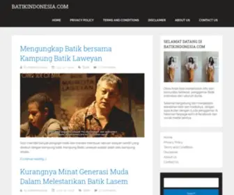 Batikindonesia.com(Explore the beauty of Batik Indonesia) Screenshot