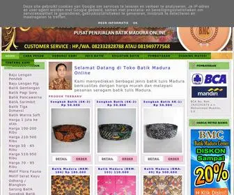 Batikmaduracenter.com(Batik Madura Center) Screenshot