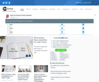 Batimes.com(Business Analyst Articles) Screenshot