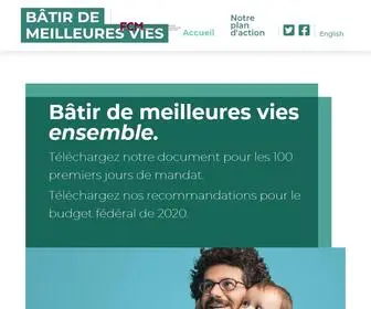 Batirdemeilleuresvies.ca(Bâtir) Screenshot