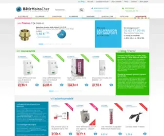 Batirmoinscher.com(Vente de materiel electrique) Screenshot