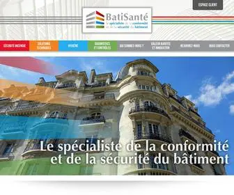 Batisante.fr(Accueil) Screenshot